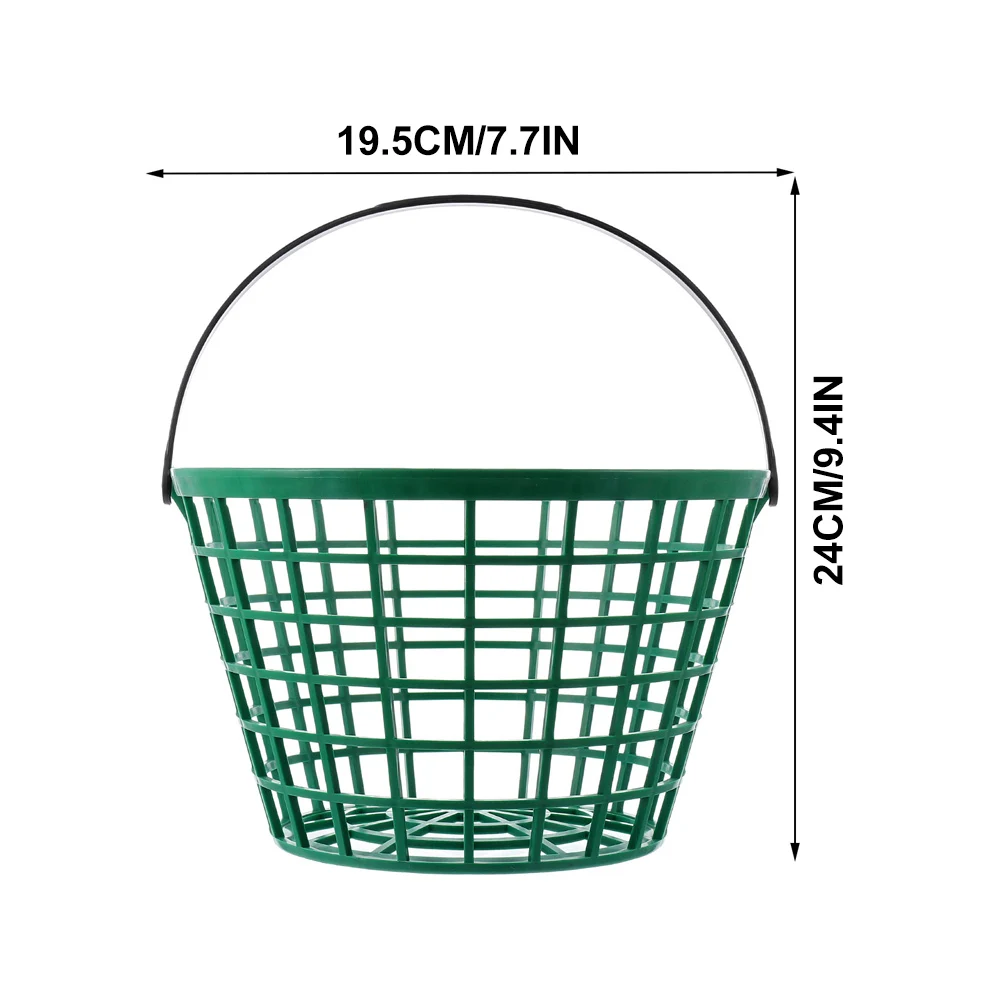 

Golf Pick up Basket Golfing Plastic Supplies Storage Bucket for Balls Golfball Container