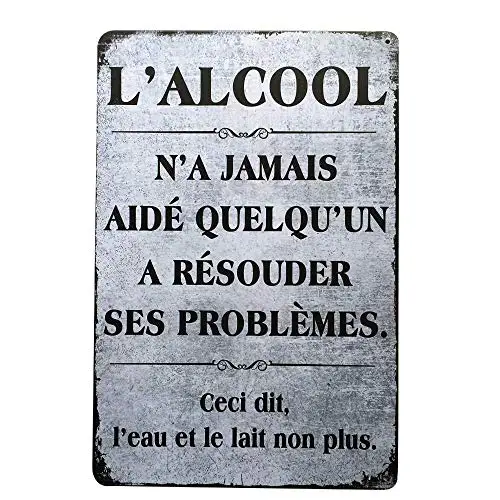 Alco SES Lait Wall Poster Tin Sign Vintage BBQ Restaurant Dinner Room Cafe Shop Decor