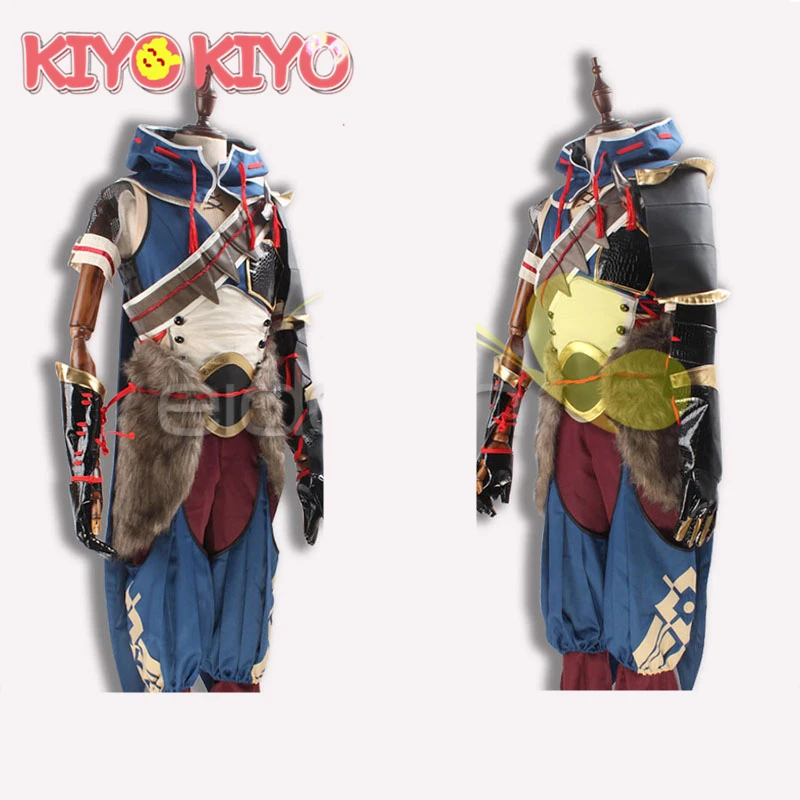 KIYO-KIYO Can Custom made Game Monster Hunter Rise:SUNBREAK Cosplay Costume Halloween Costume Uniform Set