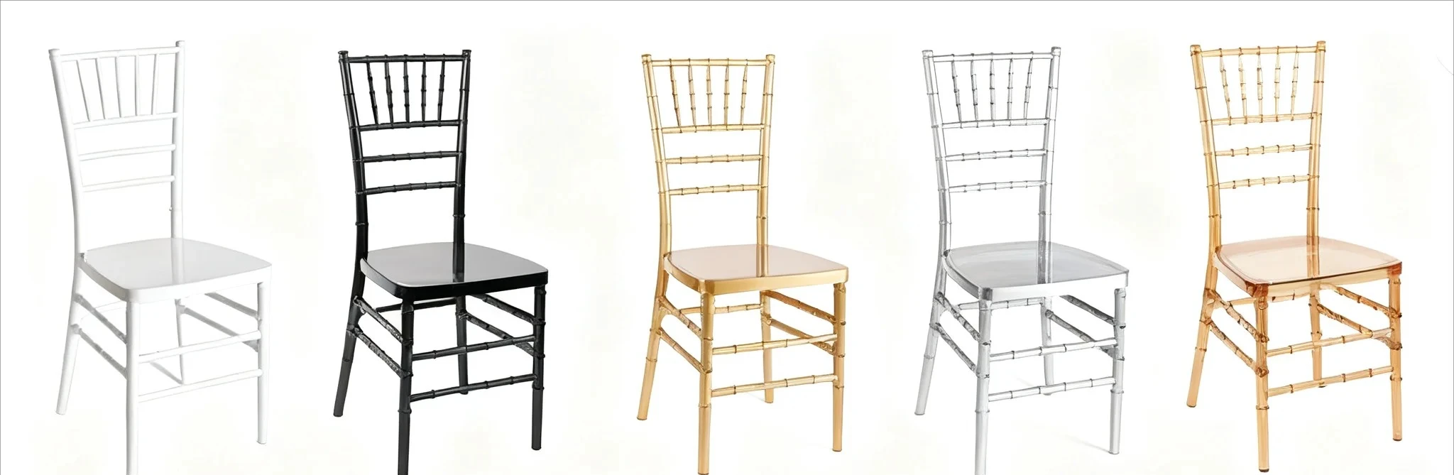Factory Direct 2026 Luxury hotel chairs outdoor garden wedding chairs clear acrylic wedding Chiavari chairs