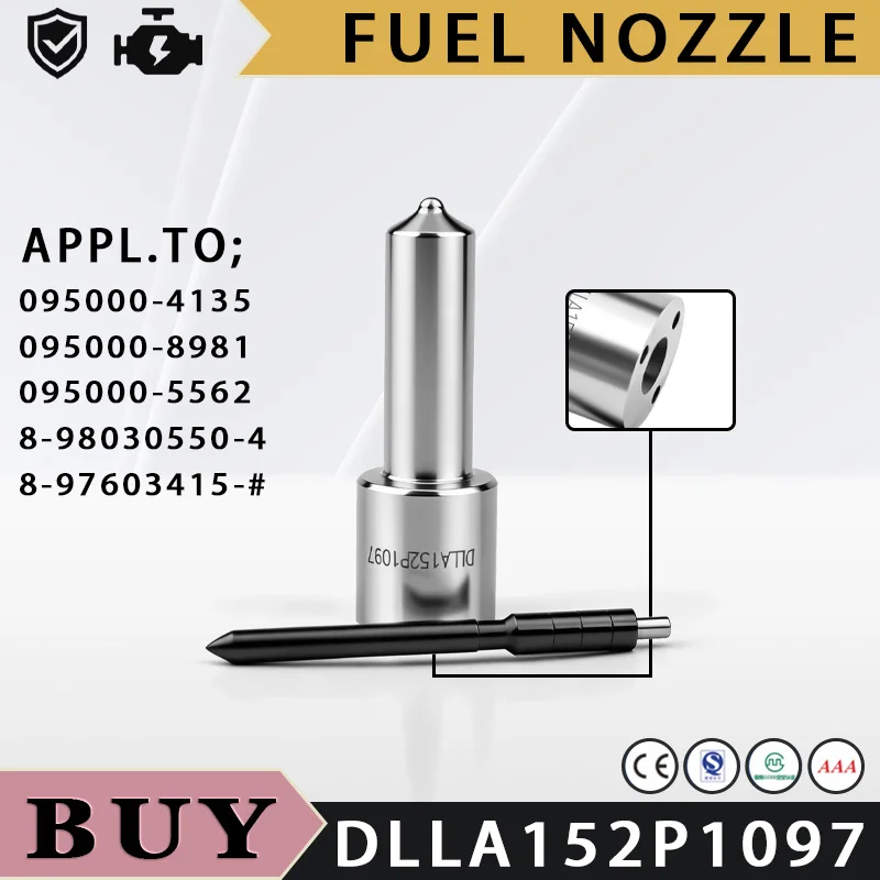DLLA152P1097 DLLA152P1038 DLLA152P1058 Common Rail Diesel Nozzle Precision Fuel Atomizer Repair Spare Part XI0724