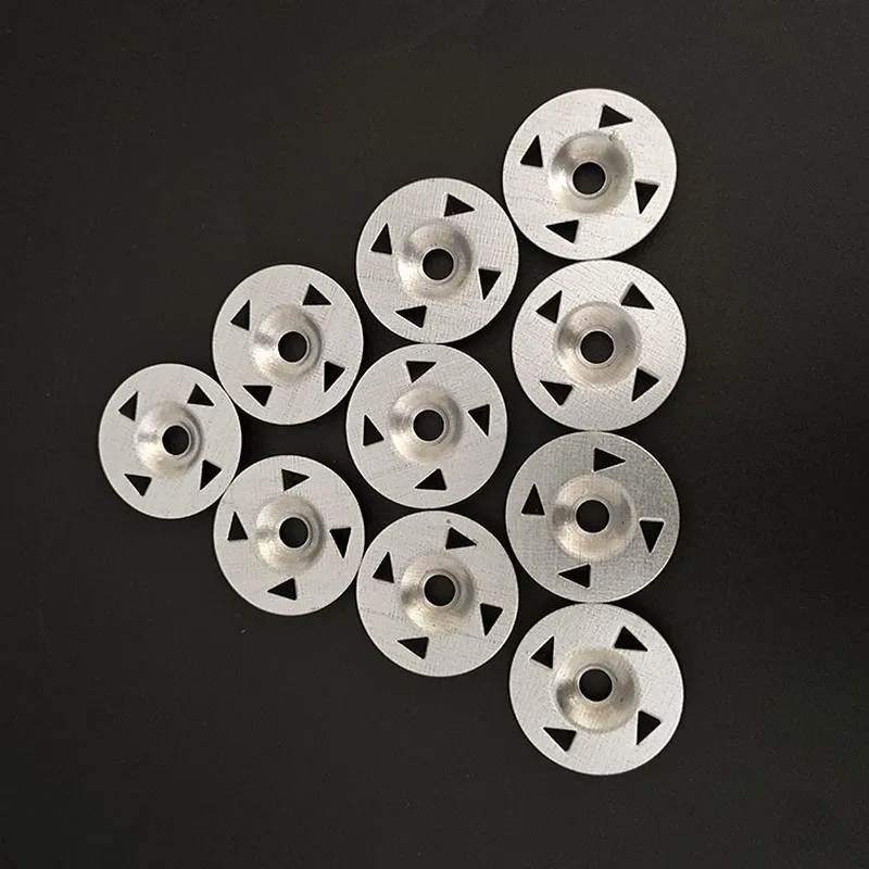 Flat Stable Base 28mm Floor Tile Fixing Washers 56 pcs, perfect for Home Decoration, Four Claw Anti-Slip Design