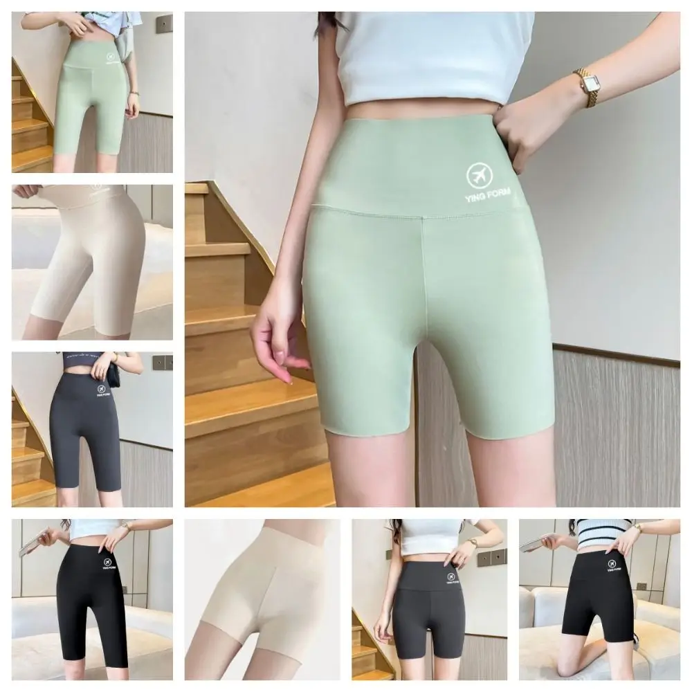 

Tight Hip Lift Yoga Shorts Elastic Breathable Tummy Control Women Leggings Body Shaper Peach Butt Biker Shorts Active Wear