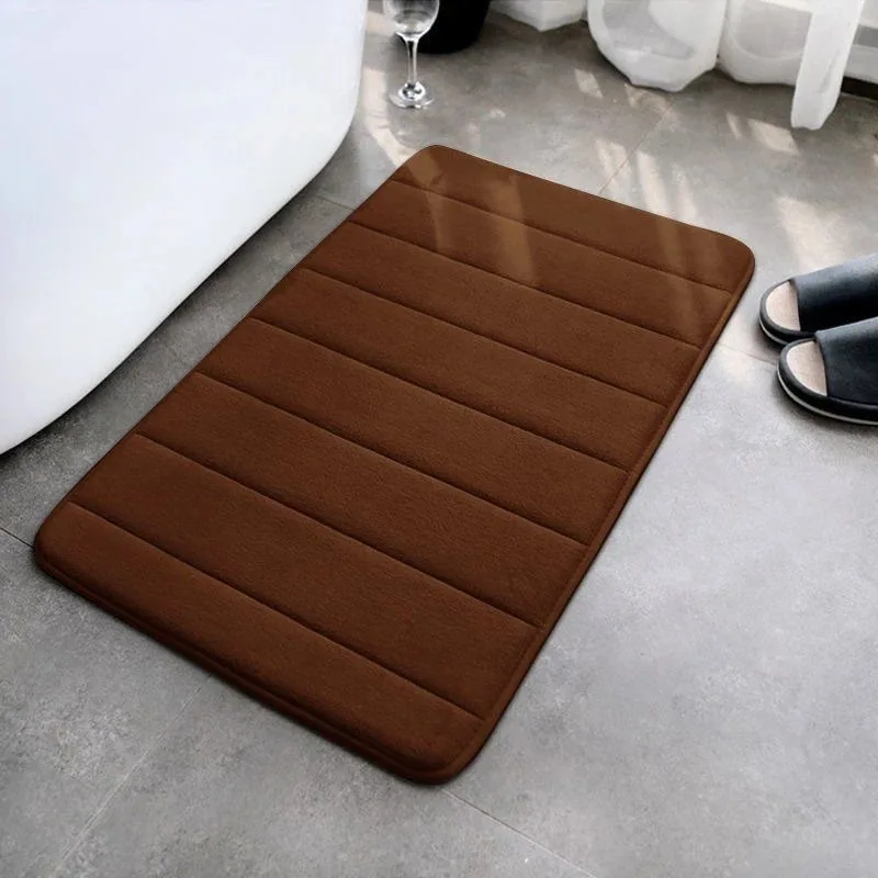 Modern Bath Mat for Bathroom Extra Soft and Absorbent Bath Rug Non-Slip Floor Mat for Home