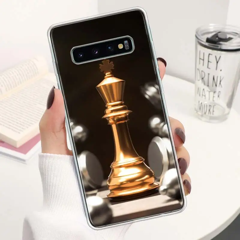 Competitive Chess Game Coque Phone Case For Samsung Galaxy S24 S25 S23 Ultra S22 Plus S21 S20 FE S10 + S25Ultra Soft Print Cover