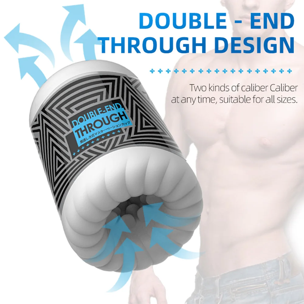 Sex Toy for Women Male Mini Masturbator Cup Pocket Vagina Pussy Penis Trainer Double Penetration Male Adult Supplies