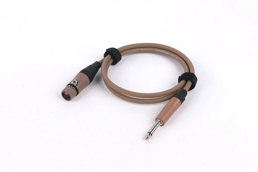 6,35 mm TS-Stecker auf 3-poliger XLR-Stecker/Buchse, Verbindungs-Audio-Verlängerungskabel für MIC Active Speakers, Bühnen-DJ-Studio-Audiokonsole – Detail 22