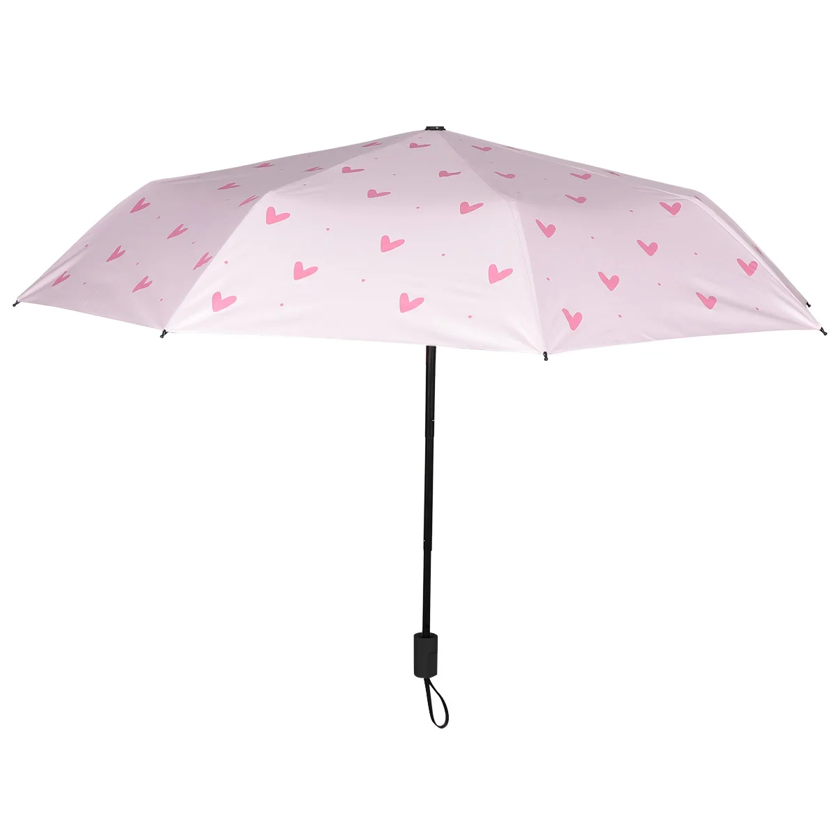 

UV-proof Sun Umbrella Travel Unisex Heart-shaped Folding Polyester Men and Women