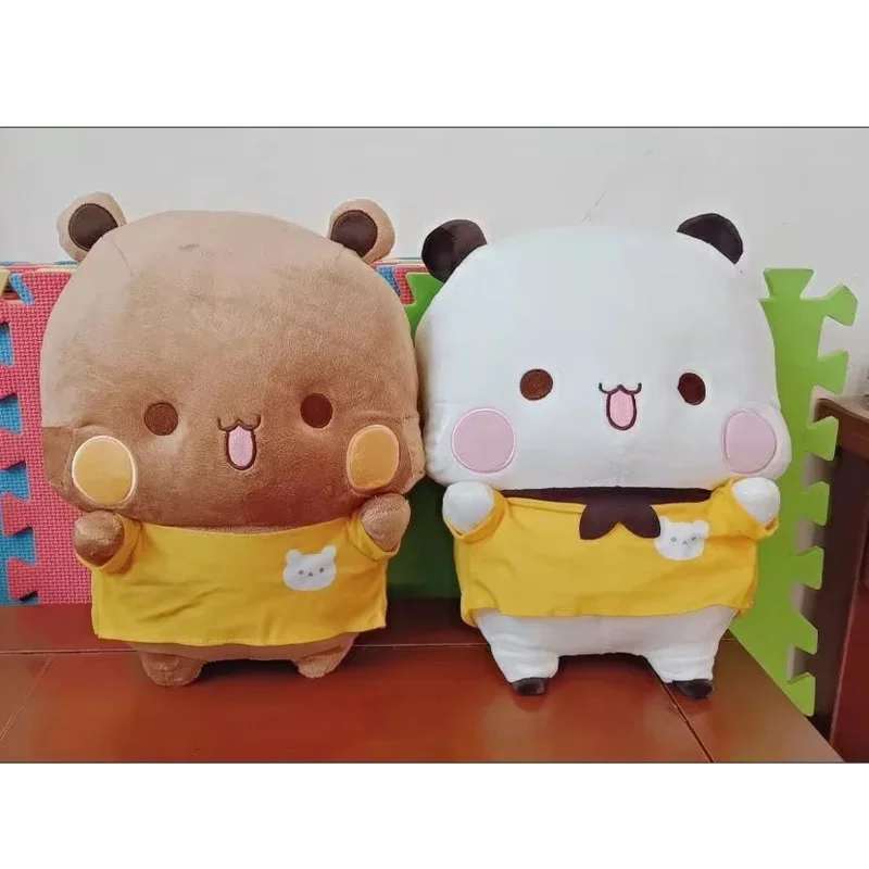 Juguete de peluche de oso de dibujos animados Bubu y Dudu Panda, muñeco de peluche Kawaii, almohada de Animal de peluche suave, regalo para niños, regalos de cumpleaños