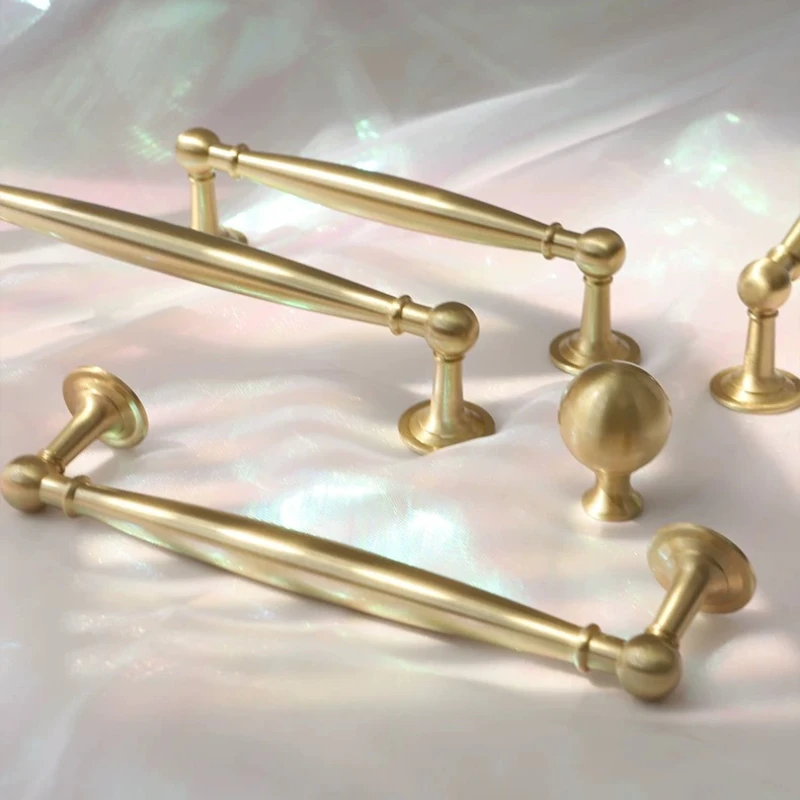 

Hardware Furniture Brass Cabinet Pulls for Classic and Modern Home Decor / Elegant Living Room Kitchen Drawer Cupboard Handles