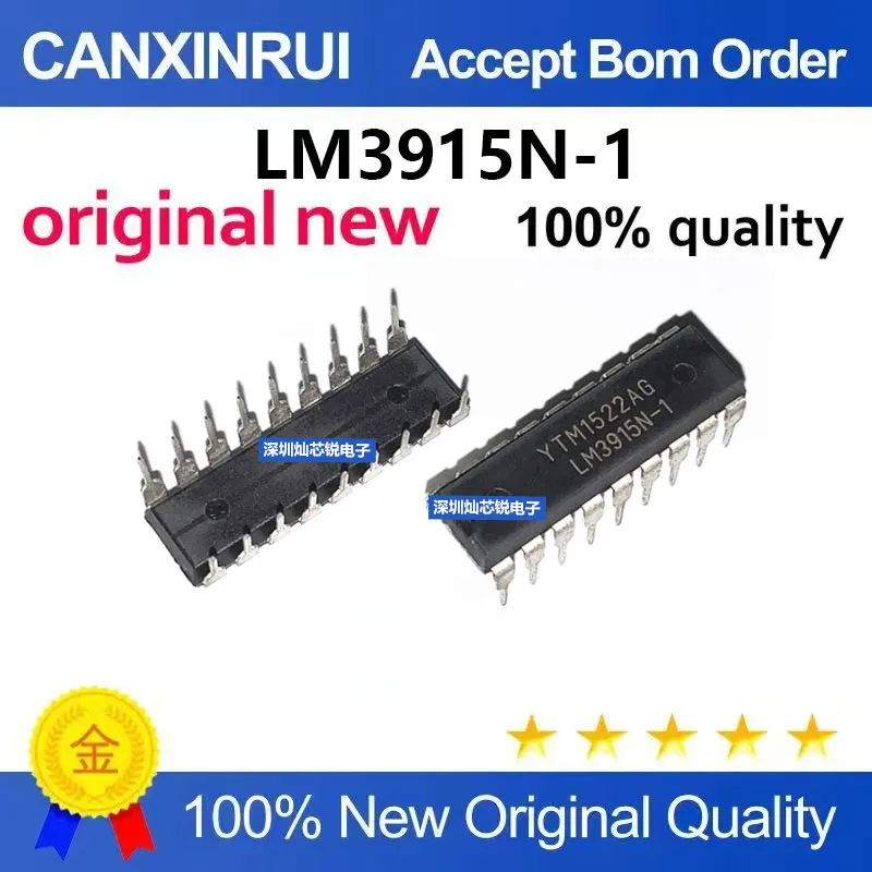 (5-100pieces)Brand new original LM3915 LM3915N-1 DIP18 display driver IC