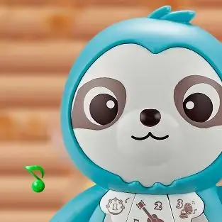 

Cartoon Animal Electronic Keyboard Lighting Music Piano Multi-mode Sound Effect Switching Puzzle Early Education Toys for 3+