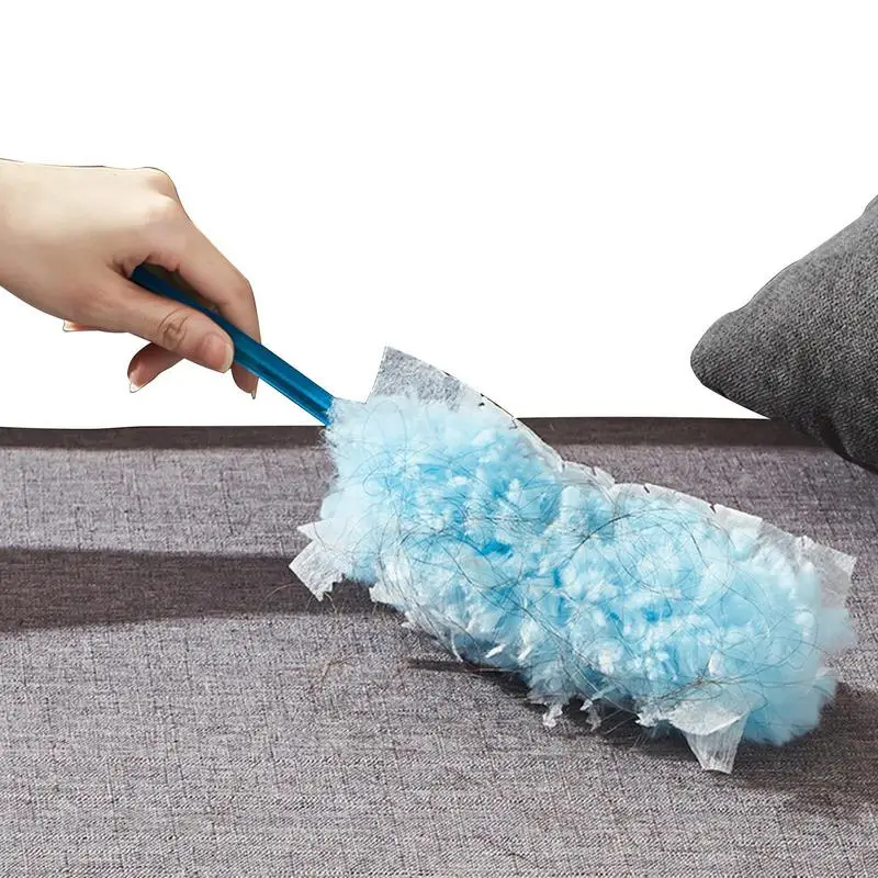 Soft Microfiber Duster Brush Handheld Anti Dust Cleaner With Hanging Hook Electrostatic Adsorption Hand Duster For Home Office