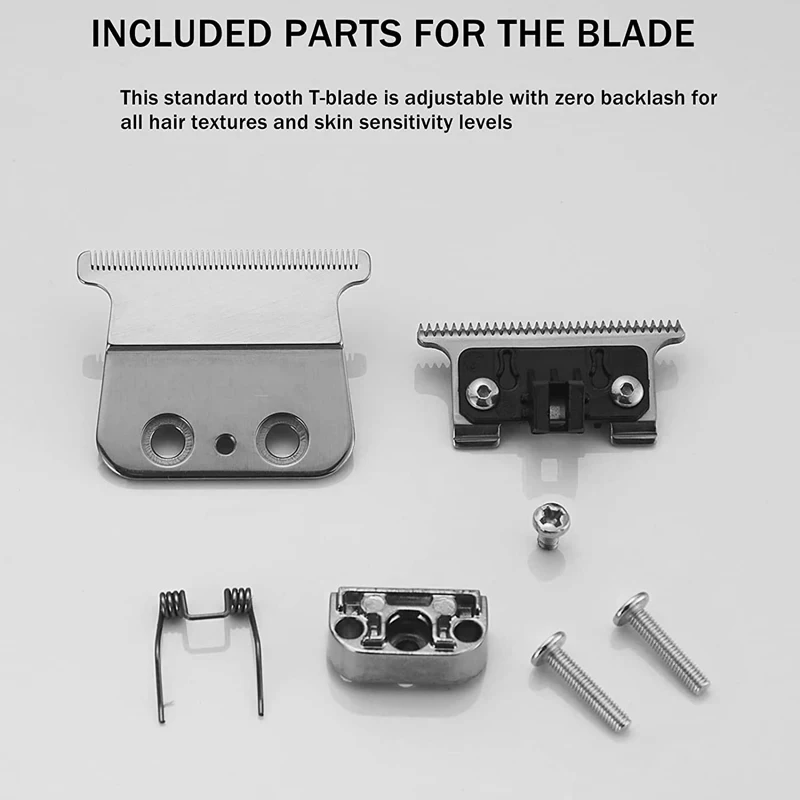 Barbershop FX707 Langlebiges Metall Professioneller Haarschneider Ersatzklingen-Set für Babyliss Haarschneider FX787 FX726 FX787Z – Detail 3