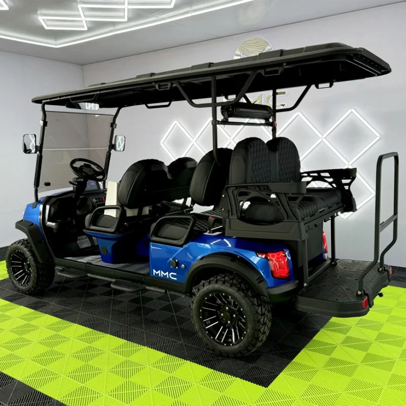 Hot Selling Good Performance Lithium Battery Golf Cart 48v 4 Passenger Off Road Belt CE Mini Electric Golf Cart