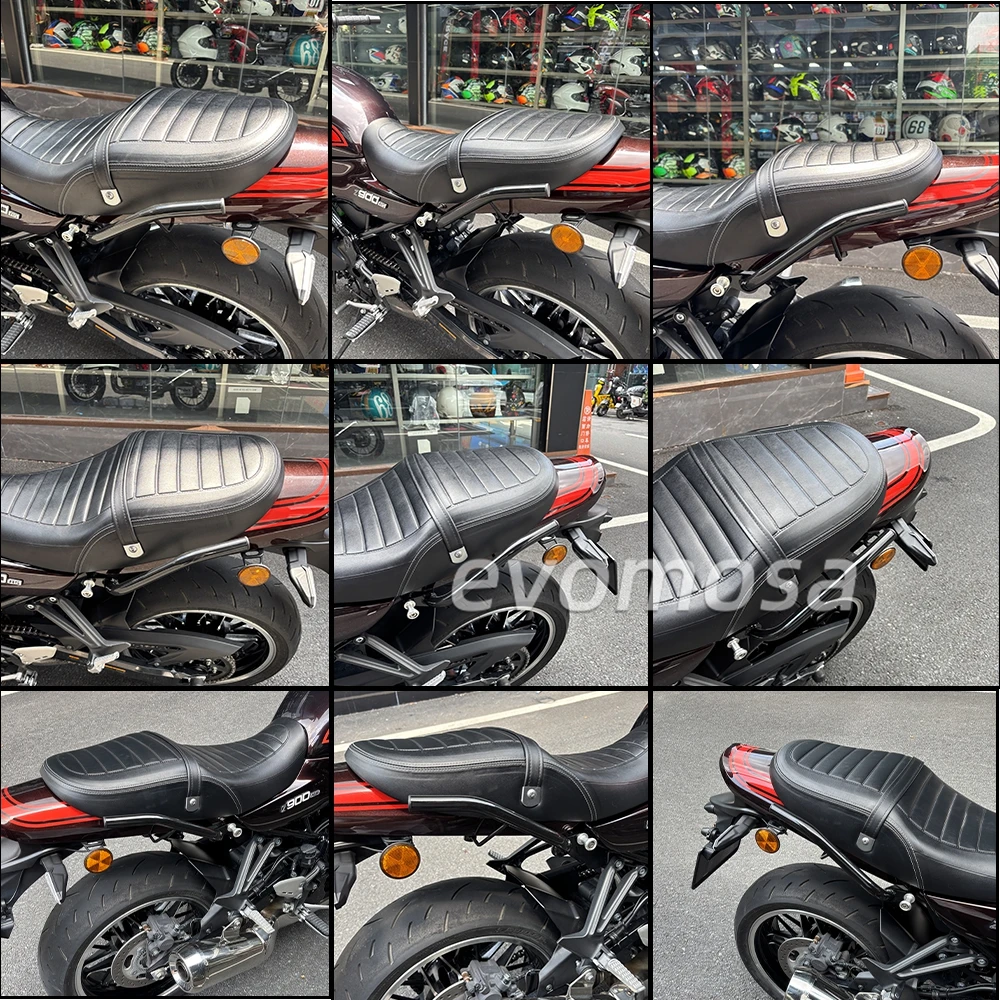 Rear Grab Bar Luggage Rack Split Passenger Rail Separate Handle For KAWASAKI Z900RS Z650RS Rear Passenger Pillion Luggage Rack