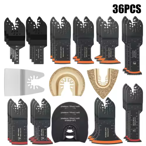 Japanese Tooth Carbide Oscillating Saw Blade Kit 10-39Pcs Arc Edge Oscillating Multitool Blades Precise Cut for Wood PVC Iron - Image 18