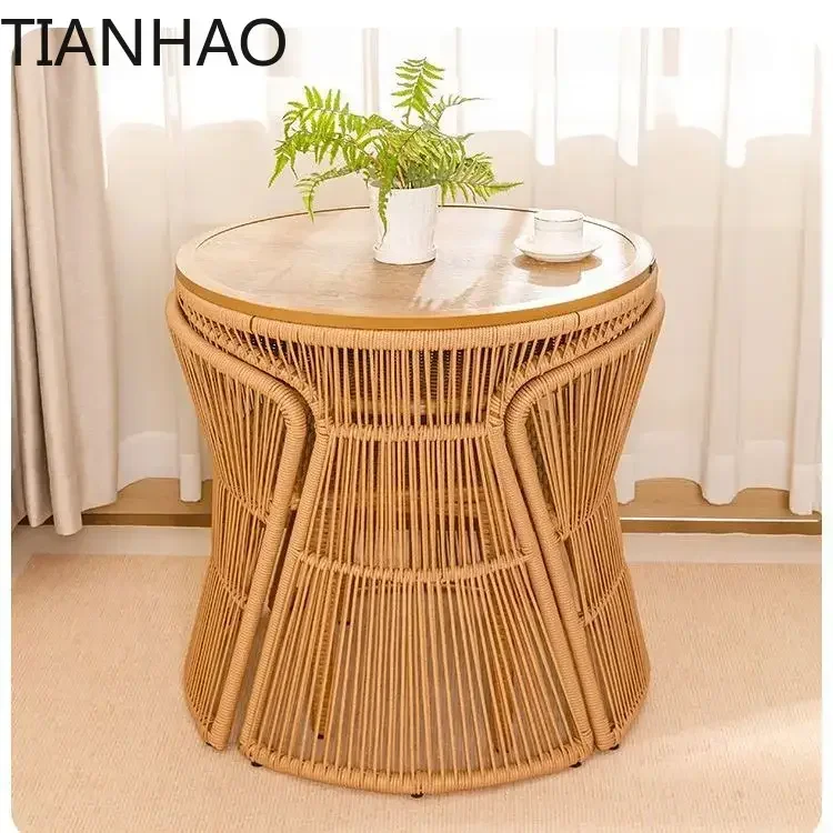 Outdoor,rattan chair,combination,leisure,courtyard,balcony, tables and chairs, modern, open-air, garden, rainproof, coffee table