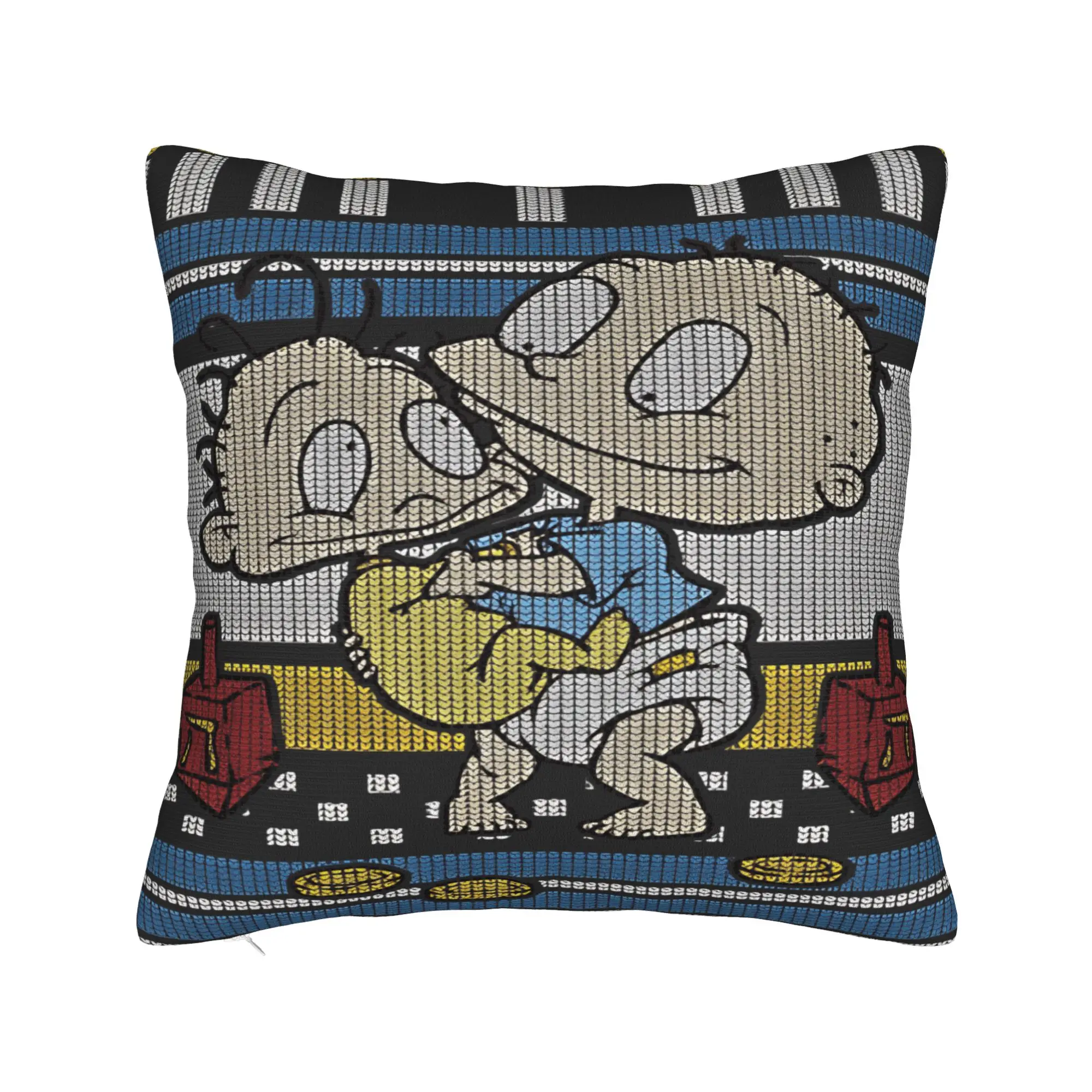 Nostalgias Rugrats Pillow Cover  Comfy Cushion Cover Cute Funny Pillow Case For Sofa Couch Bed Living Room