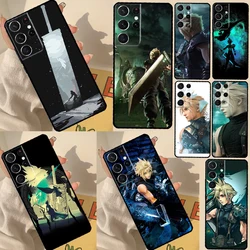 FINAL FANTASY Cloud Strife Back Case For Samsung Galaxy S23 S21 Ultra S20 FE S9 S10 S22 Plus Note 10 Plus S22 Ultra Coque