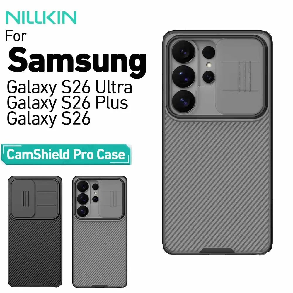 

Чехол для Samsung Galaxy S26/S26+/S26 Ultra с выдвижной крышкой для камеры, Nillkin CamShield Pro, защита от царапин и конфиденциальности
