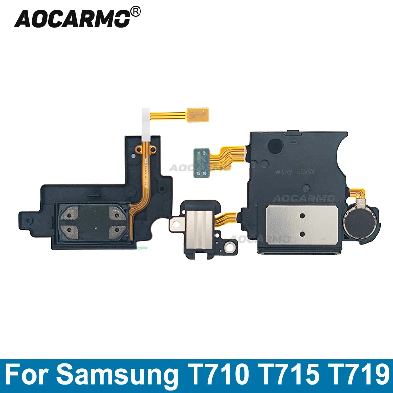 Aocarmo para samsung galaxy tab s2 8.0 t710 t715 t719 alto-falante sino chifre alto-falante cabo flexível peça de substituição