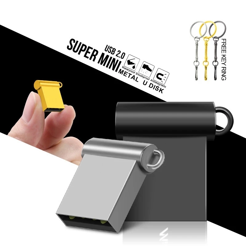 Ultra Curto Mini USB Whistling Flash Drive, criativo personalizado carro música presente, de alta velocidade, 2TB