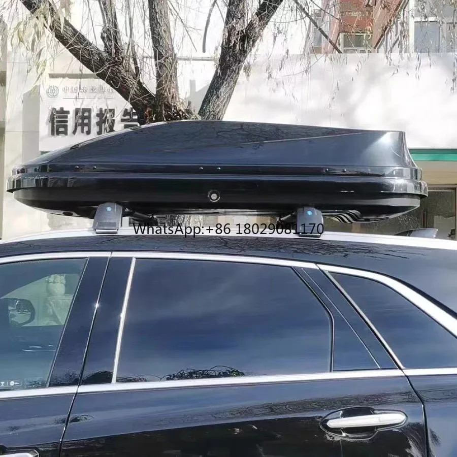 High Quality Large Capacity ABS Waterproof Rooftop Cargo Box Black 600L 700L Car Roof Top Boxes