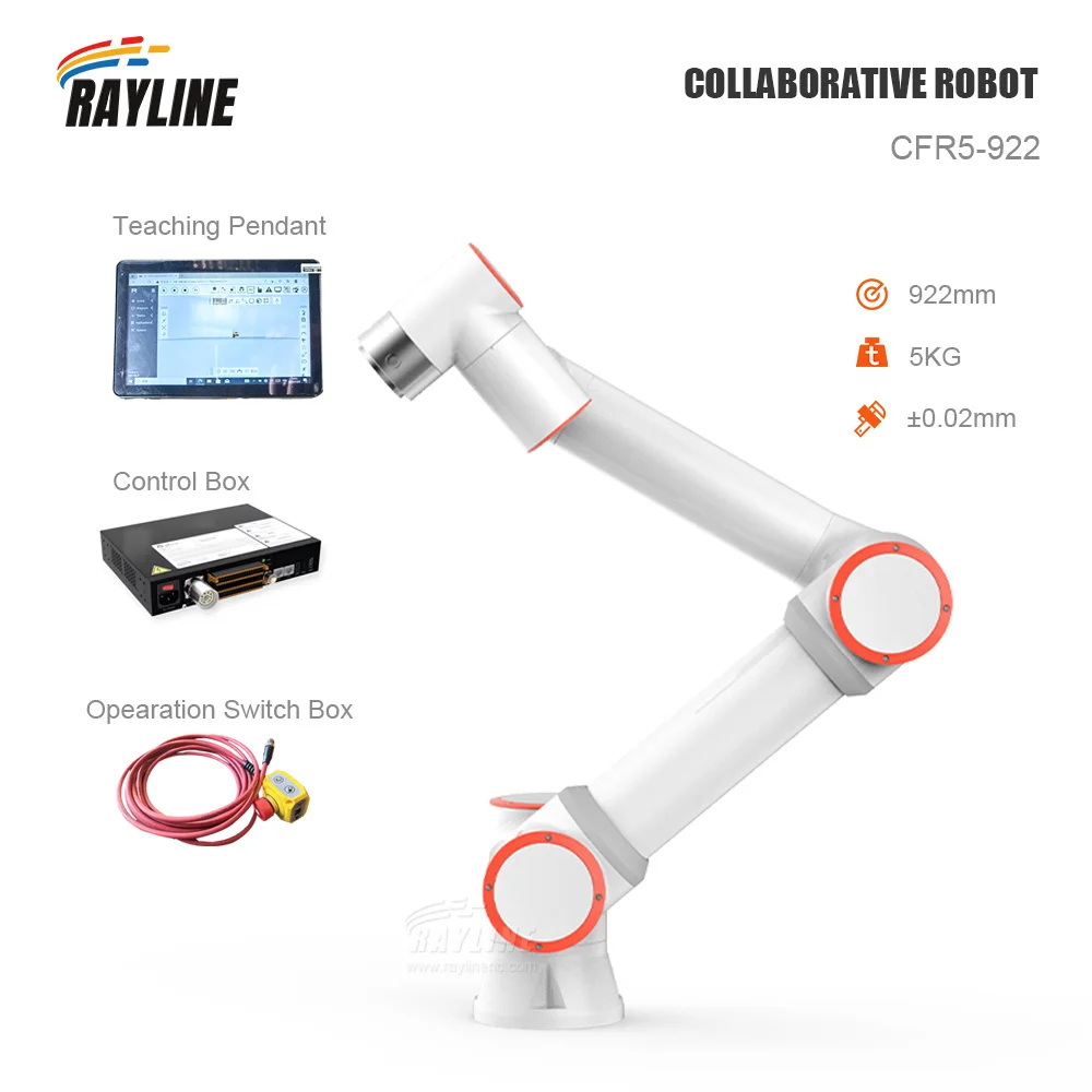 High precision 6 Axis FR5 922mm Reach Cobot Arm easy drag-and-drop program hand teaching for welding painting polishing loading