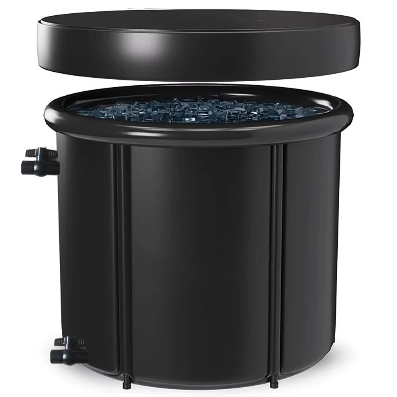 

Hot Sale Athlete Portable Recycled Ice Bath PVC Inflatable 2 Person Adult Cold Plug Ice Bucket Portable Ice Bath