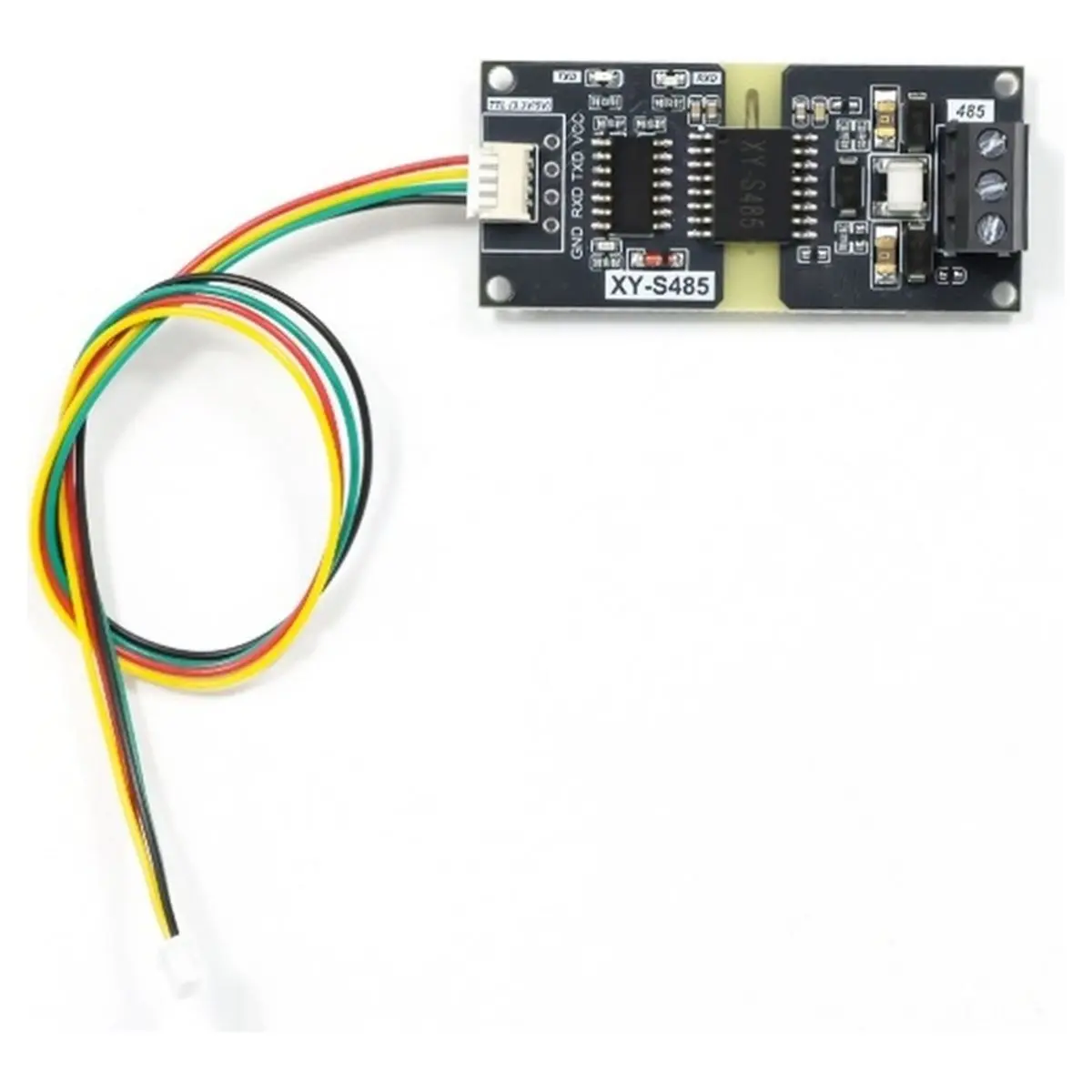 Isolated TTL to RS485 Level Converter Module for Signal Automatic Flux Control RXD TXD Transmit/Receive Indicator Light
