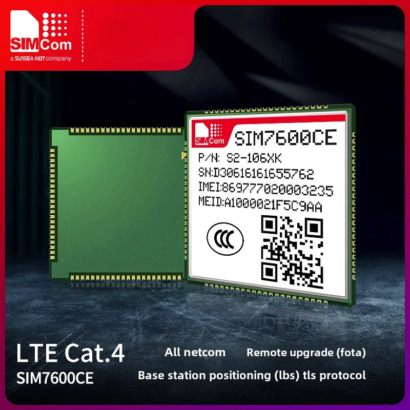 SIMCom core Modulo di comunicazione Netcom 4G completo a 7 modalità SIM7600CE-M1S posizionamento della trasmissione dati della diversità