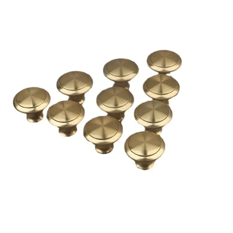 

Modern Simple Gold Cabinet Door Knobs and Handles Cabinet Drawer Knob Wardrobe Door Round Handles for Furniture Dia.27mm