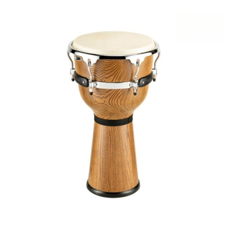 African drum sheepskin 12 inch professional adult stage tambourine suspension tuning thickened solid wood