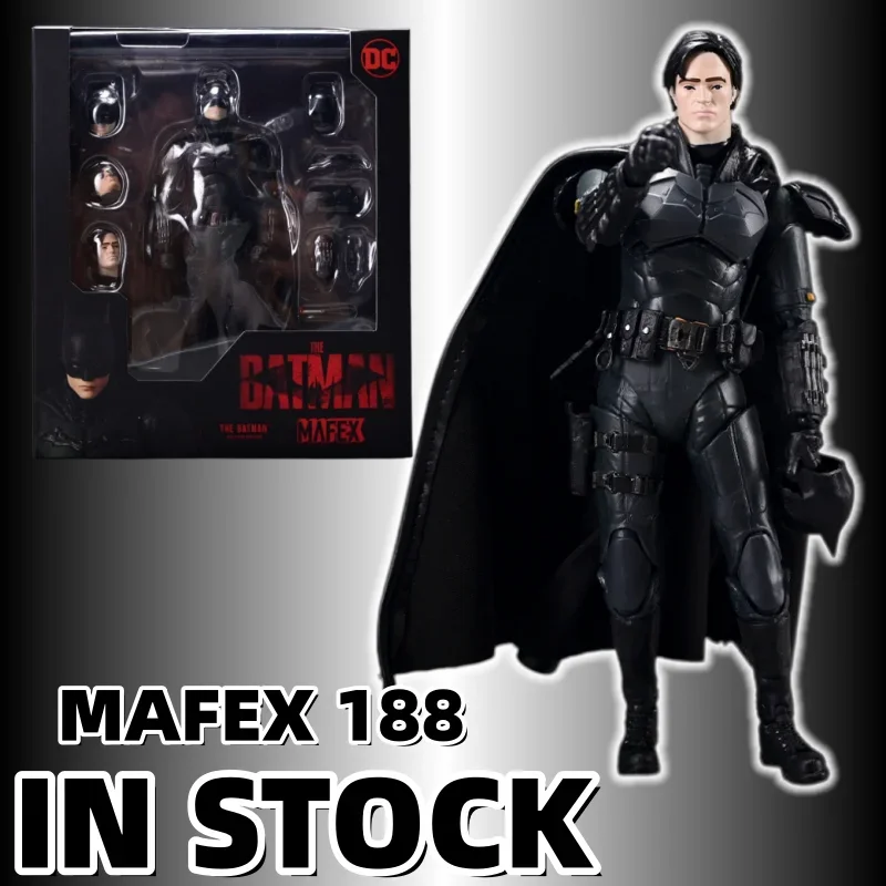 

Hot In Stock Anime Figurines The Batman Mafex 188 Robert Pattinson Movie Version Figurine Justice League Batman Action Kids Toy
