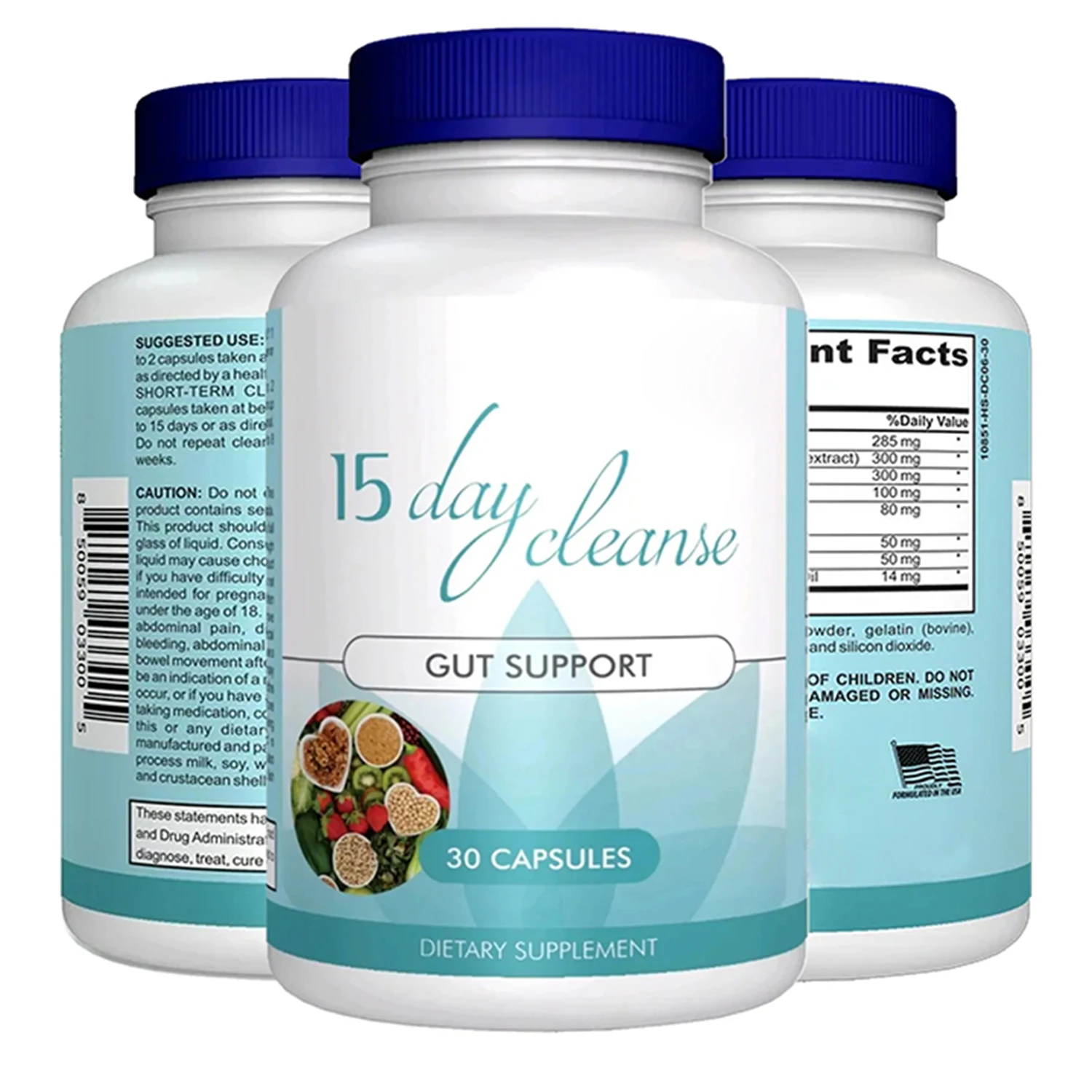 

15-Day Cleanse - Helps with Digestion, Fat Burning & Metabolism, Immunity, Energy, Focus & Mood