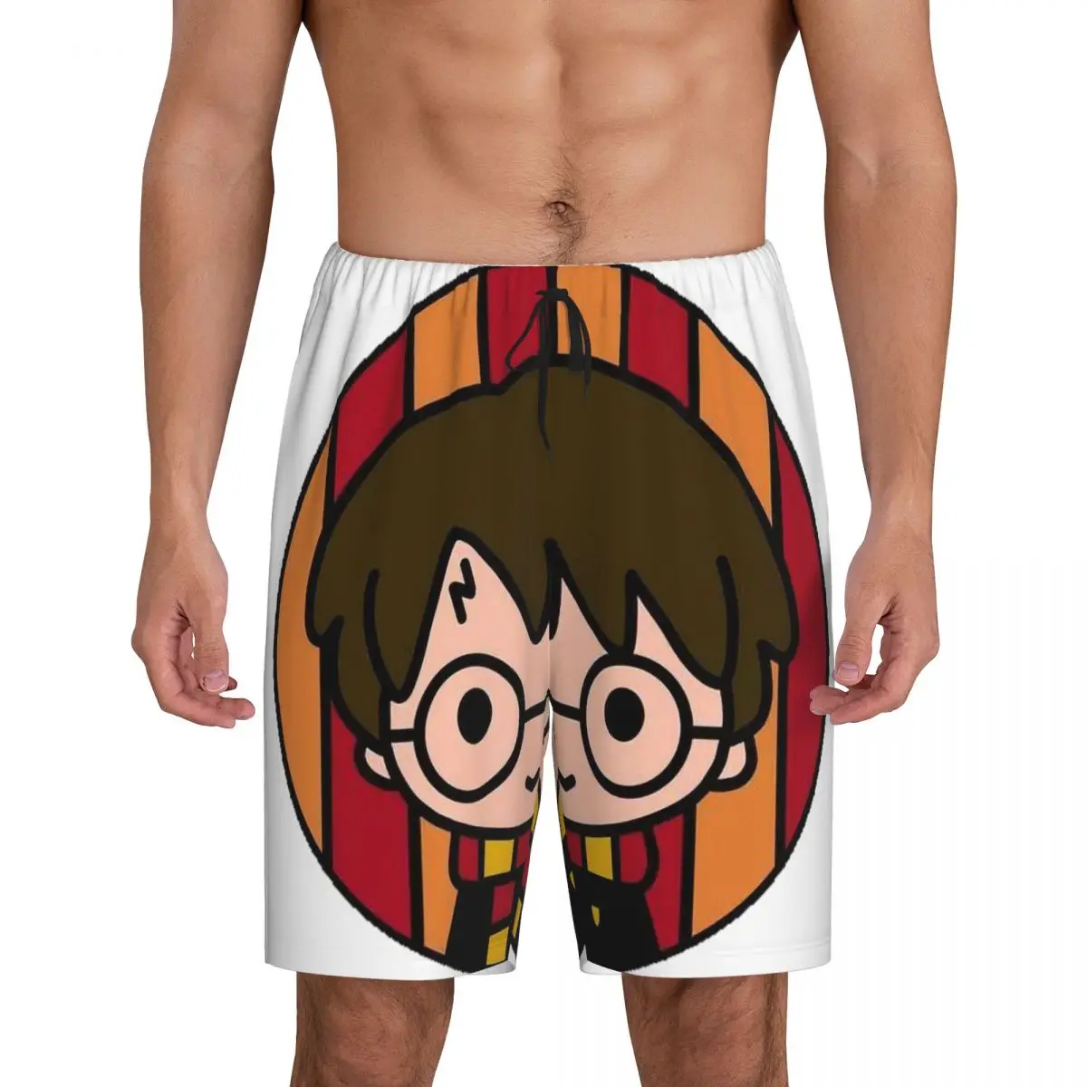 

Мужские пижамные шорты Harrys Magic Adventure Movies Potters с индивидуальным принтом, пижамы для сна, низ с карманами
