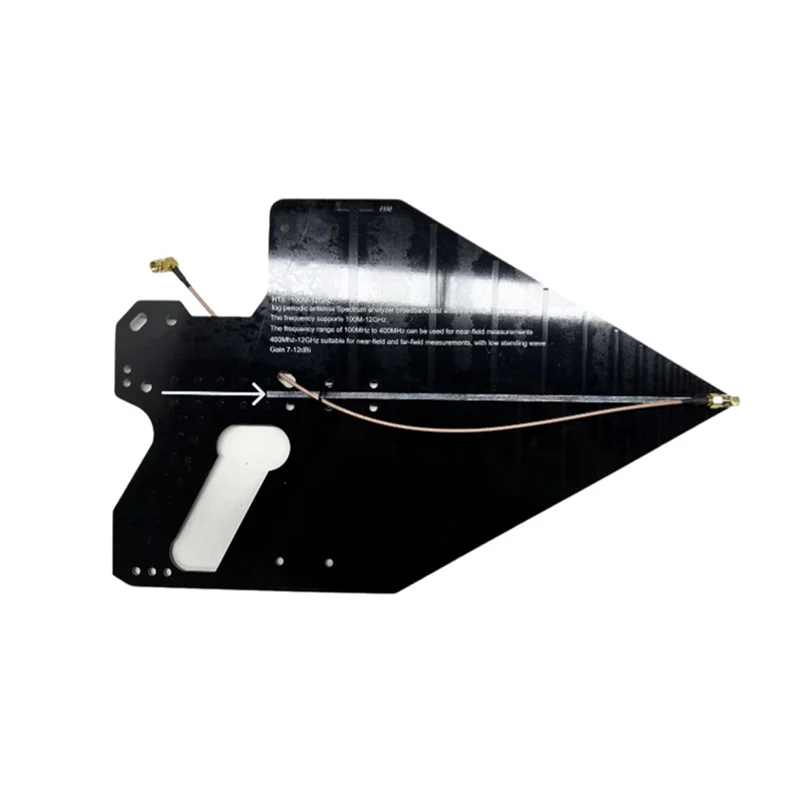 A33R-HT8 Handheld Log Periodic Antenna 0.1-12Ghz,Direction Finding Antenna For SA6 Spectrum Analyzer,Highly Accurate Durable