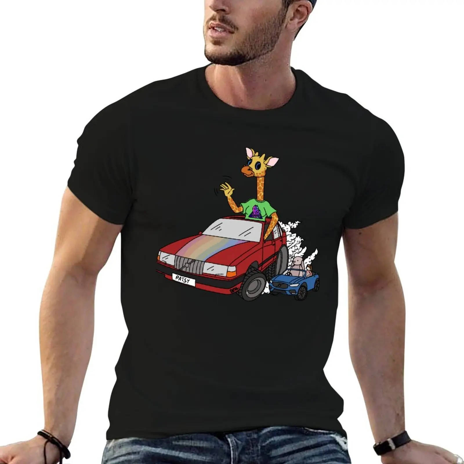 Patsy Giraffe T-Shirt sweat topping men t shirts
