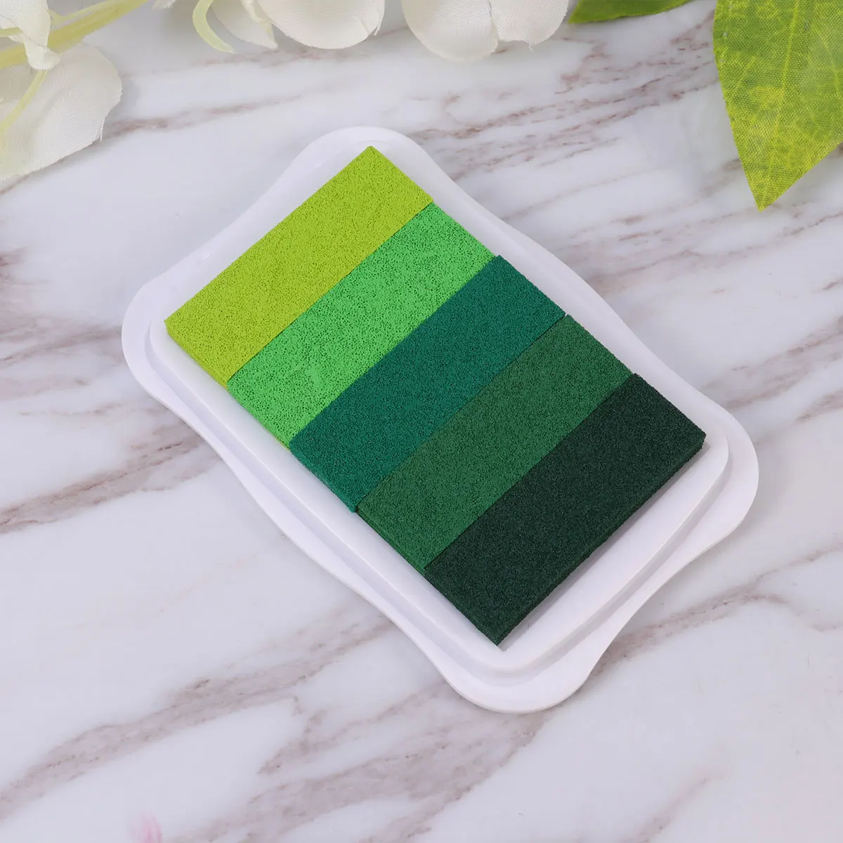 وسادة حبر متدرجة مكونة من 5 ألوان متعددة الأسطح تستخدم على قماش الورق والخشب رائعة لتزيين الزفاف والهدايا والأنشطة الحرفية باللون البني #3