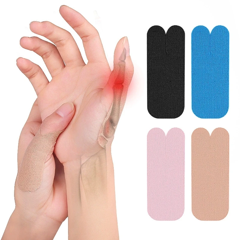 5/10/20Pcs Hand And Wrist Thumb Joint Patches-Elastic Self-adhesive Sports Tape,For Thumb,Fingers And Toes Protection