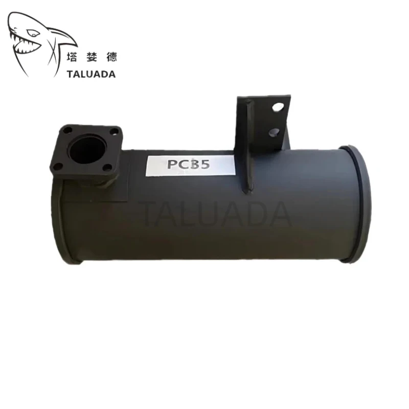 Muffler Tailpipe For PC30/35/40/45/50/55 Excavator Exhaust Pipe Alloy Tube High Quality Engine Parts 1 Year Warranty