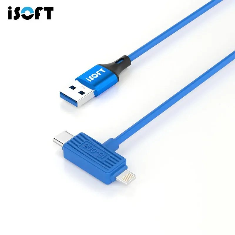 Isoft IS-006สายกู้คืนข้อมูลแบบอินเทอร์เฟซคู่สำหรับ iPhone กะพริบและส่งข้อมูลเริ่มต้นอย่างรวดเร็ว dfu สายซ่อมแซมหน้าจอสีม่วง