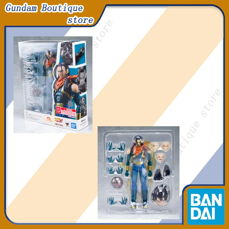 

Bandai натуральная SHF Dragon Ball SUPER ANDROID 17, аниме-фигурка, коллекционные суставы, подвижная модель, игрушечные украшения, подарок для детей