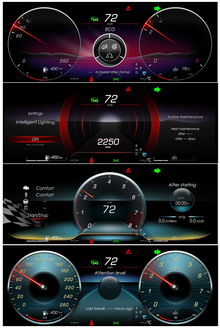مجموعة أدوات رقمية مقاس 12.3 بوصة الأكثر مبيعًا لعداد السرعة Mercedes-Benz C Class W205 GLC Class X253 يدعم ميزات OEM #4