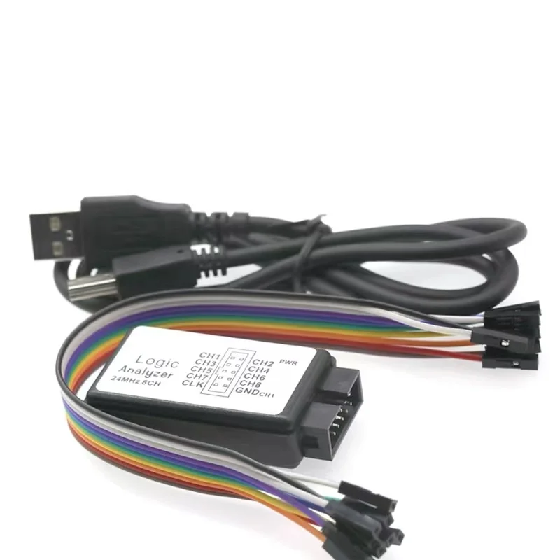 USB Logic Analyzer Microcontroller for ARM FPGA Debugger 24M Samples 8 Channels