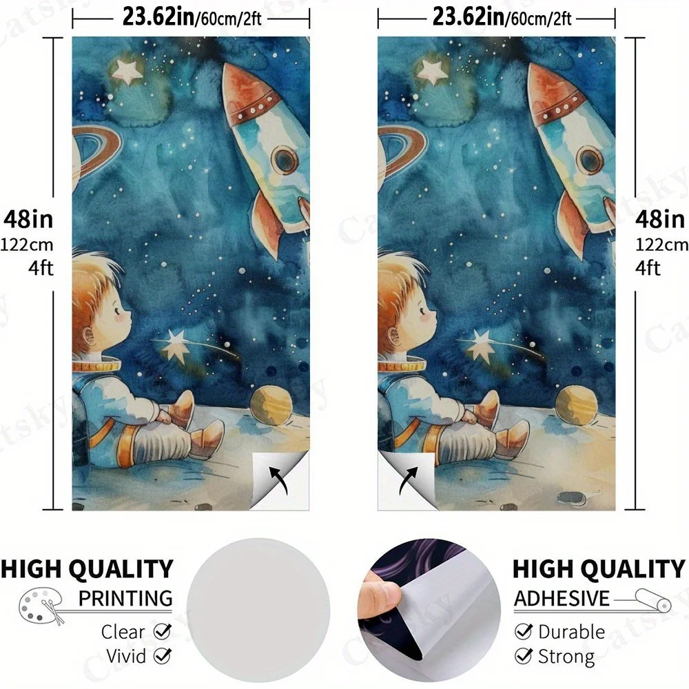 Space Boy On Moon   Sandbag Board Sticker.This sandbag board sticker is made from high-quality materials, offering excellent dur