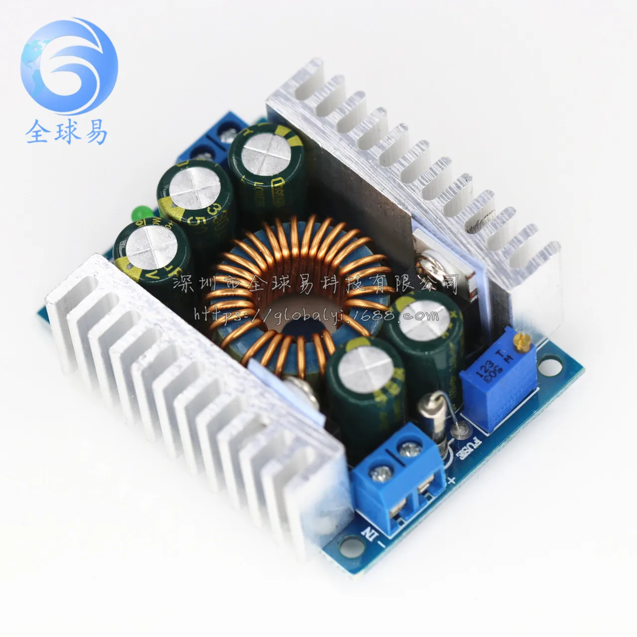 5PCS DC-DC Power module Step-down module High power Low ripple 12A  Adjustable 95% Efficient vehicle