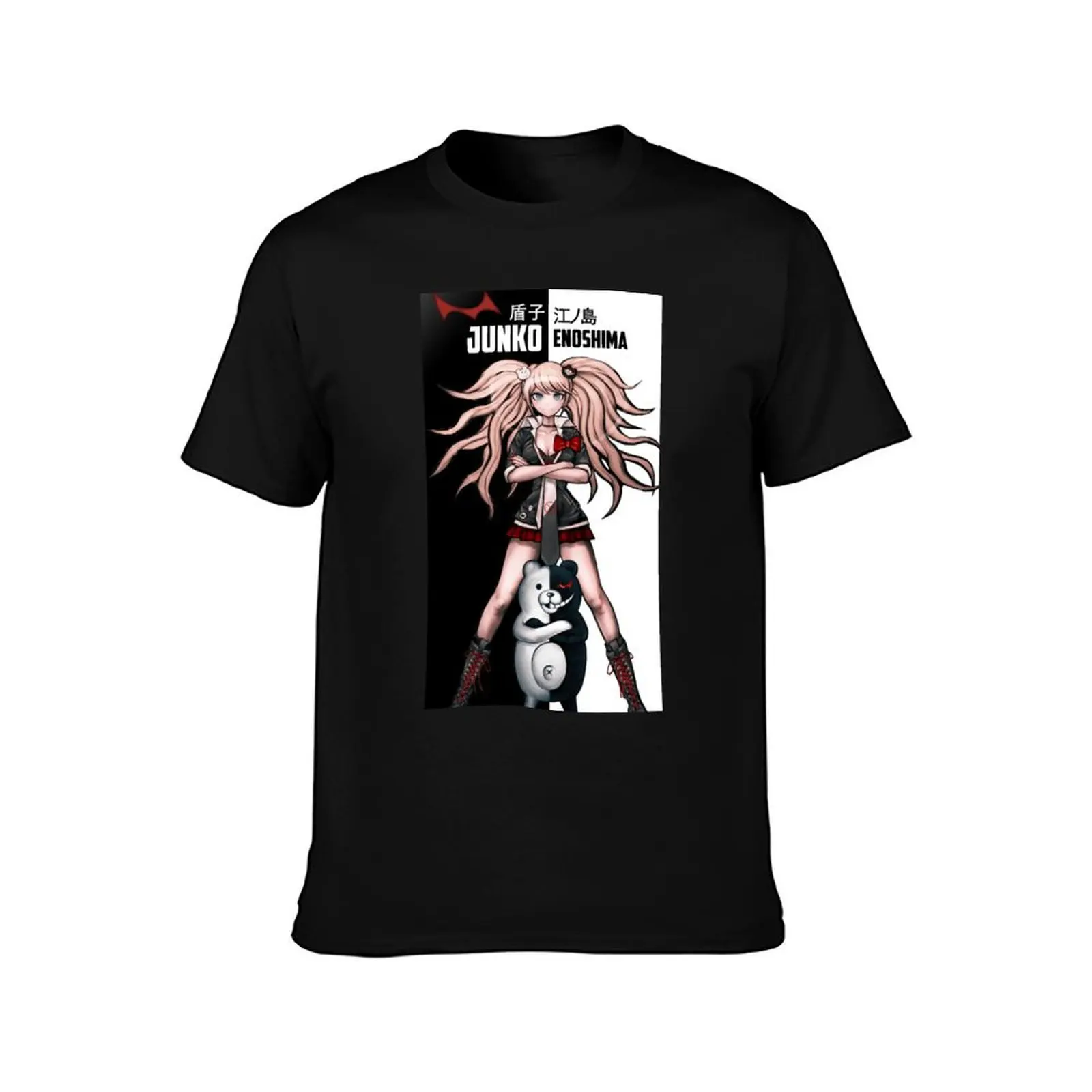 Junko Enoshima T-Shirt Fashion Simple Casual Tee Shirt T-Shirt