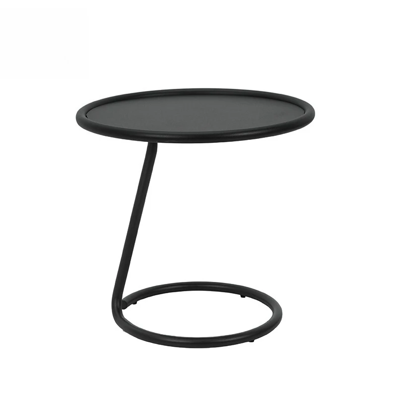Multi-color metal creative side table, modern minimalist style commercial coffee table casual negotiation table